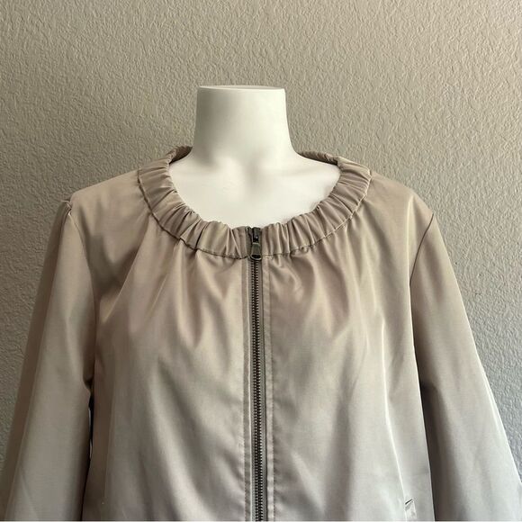 Chico’s Lined Windbreaker Jacket 2 L Large - Picture 3 of 8